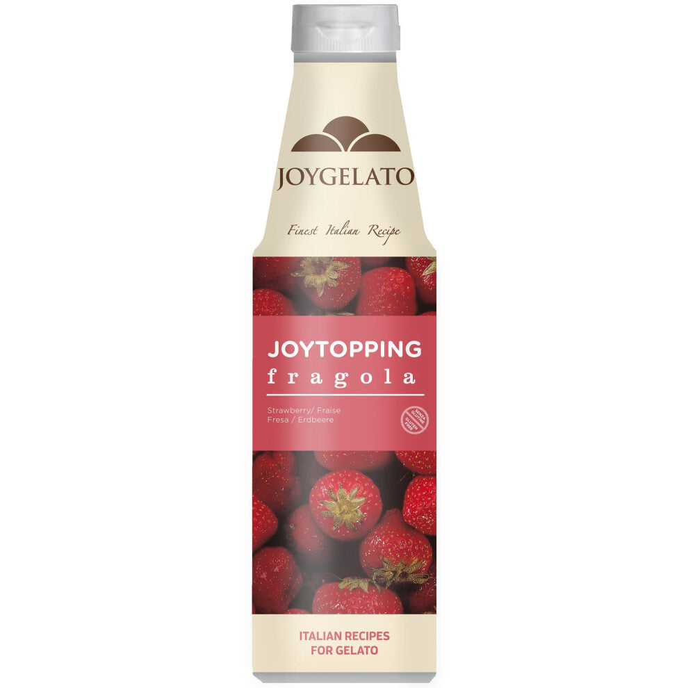 Joygelato Joytopping - Ice Cream Topping Sauce - Strawberry Flavour - 1kg