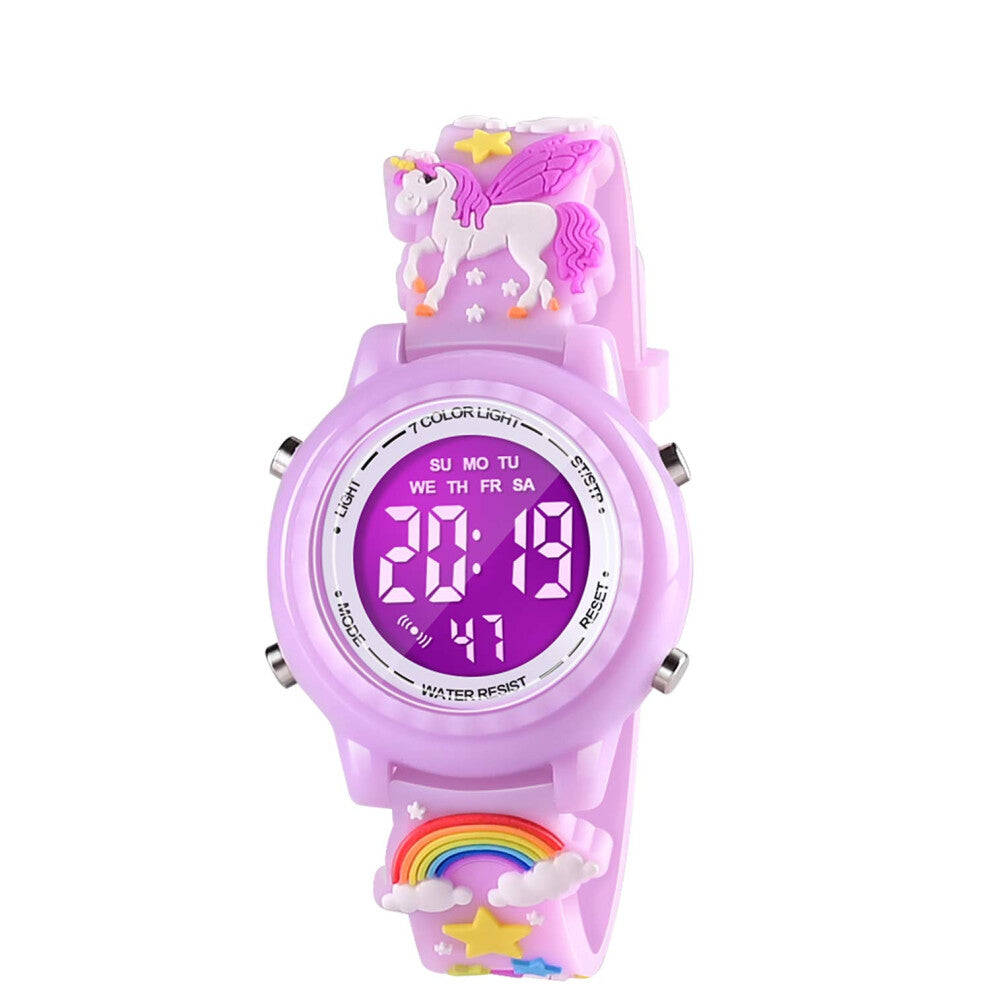 VAPCUFF Girl Toys Age 3 4 5 6 7 8  Kids Watches for Girls Gifts for 4 5 6 7 8 Year Old Girl Birthday Gifts for Girls Age 5 6 7 8 9 - Purple