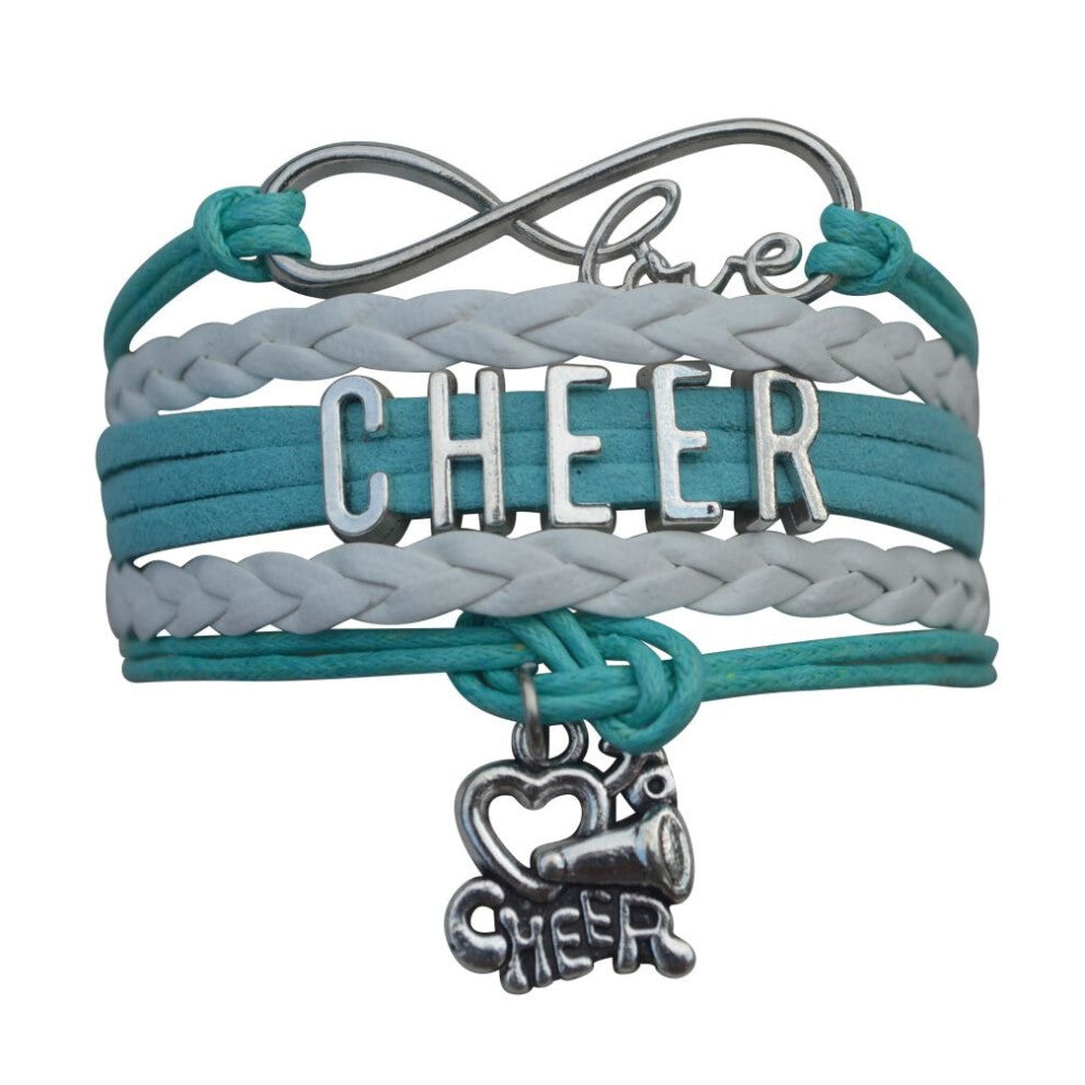 Infinity Collection Cheer Bracelet- Cheerleading Bracelet- Cheer Jewelry - Gift For Cheerleader