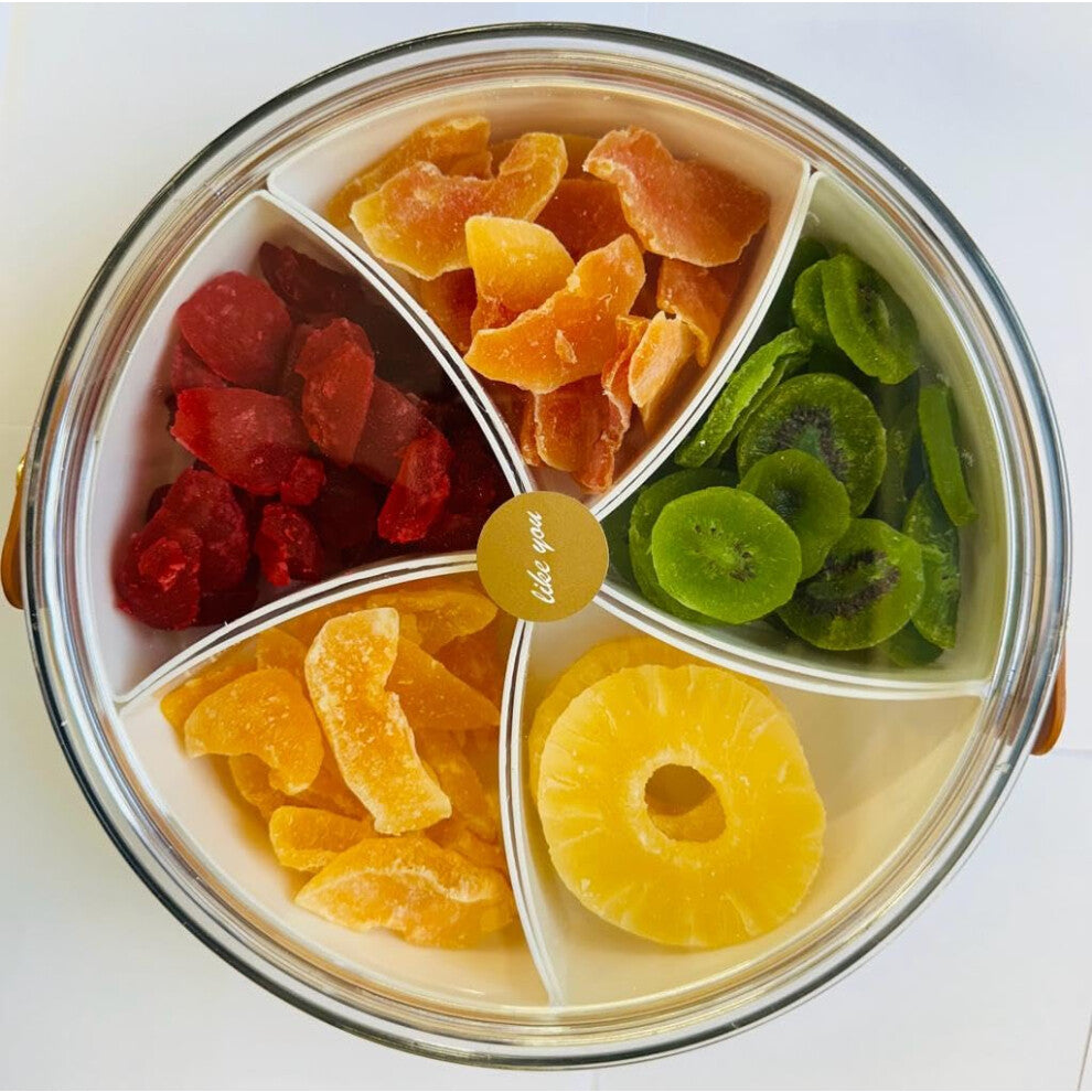 Dried Fruit Gift Hamper, Healthy Gourmet Snack Box, Ramadan, Christmas, Mothers Day, Easter, Diwali, Holiday Food Serving Tray Delicious Selection of