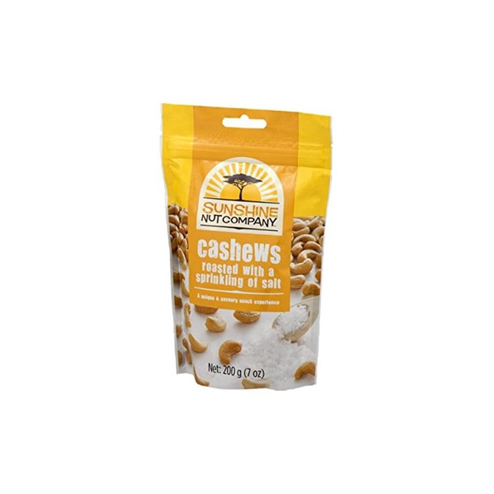 Sunshine Nut Company 7 Ounce Cashews Roasted With Sprinkling Of Salt