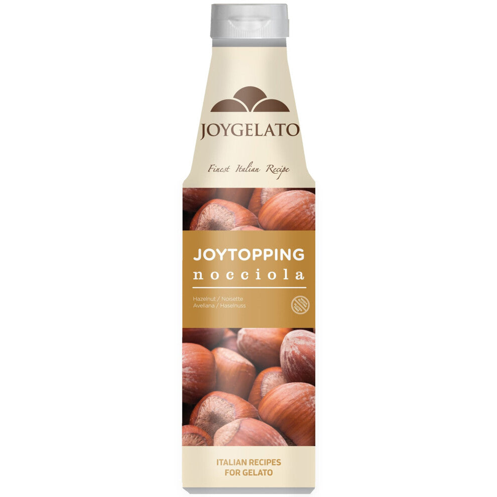 Joygelato Joytopping - Ice Cream Topping Sauce - Hazelnut Flavour - 1kg