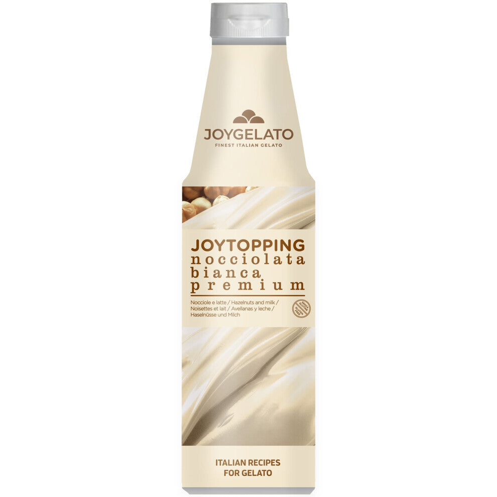Joygelato Joytopping - Ice Cream Topping Sauce - White Chocolate Flavour - 900g