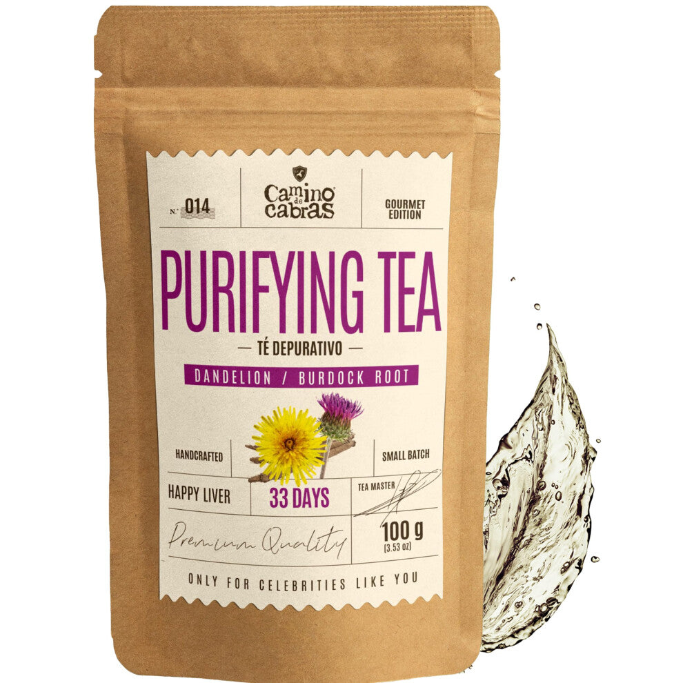 Liver Detox Tea Dandelion Tea w- Burdock Root Ginger Nettle, Cardamom Liver Cleanse Detox & Repair Diuretic Kidney Cleanse Herbal Infusion 100g