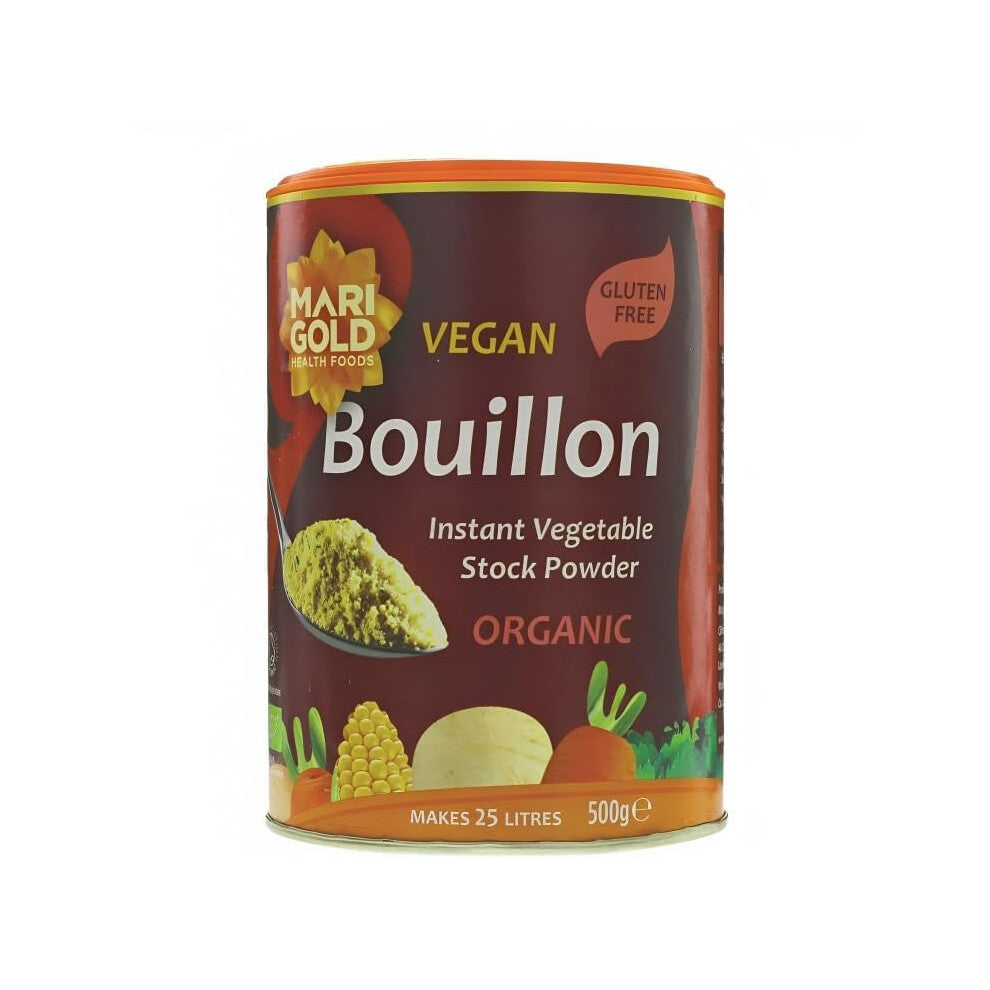 MARIGOLD Health Foods Organic Swiss Vegetable Bouillon 500g (Pack of 2)