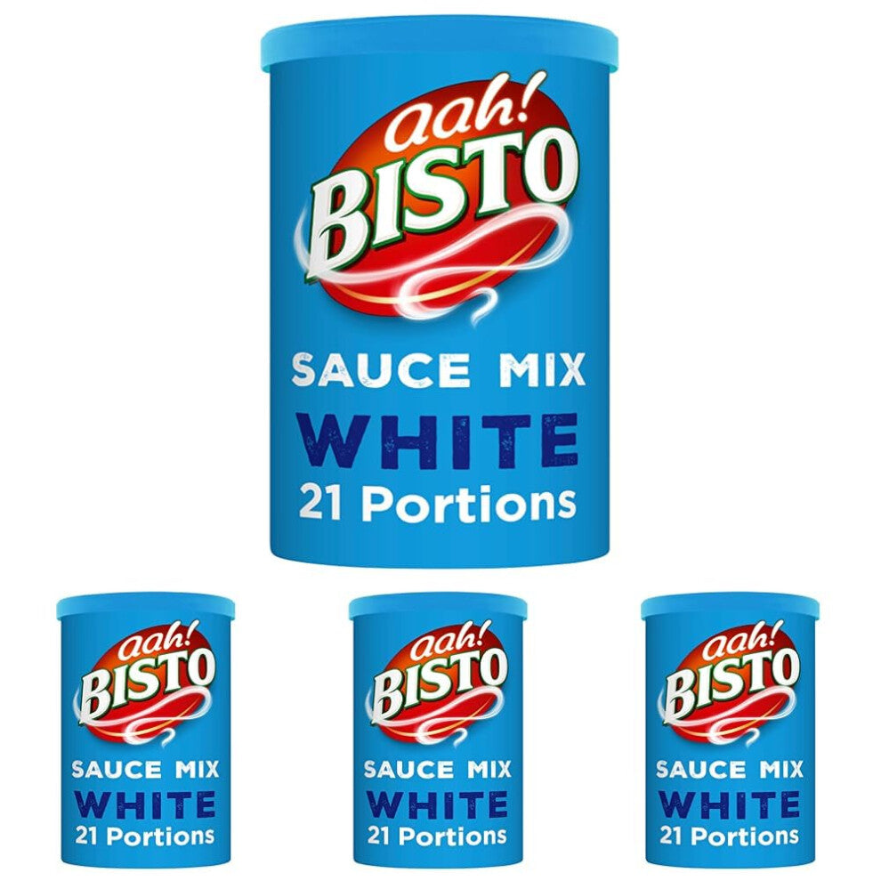 Bisto Deliciously Creamy White Sauce Mix, 185 g Drum (Pack of 4)