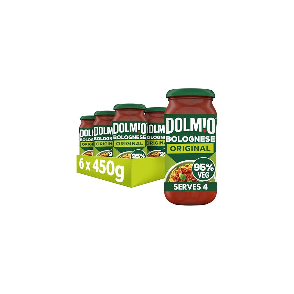 Dolmio Bolognese Original Pasta Sauce Jar, Bulk Multipack, 6 x 450g