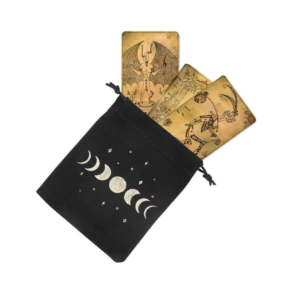 Tarot Card Velvet Bag Drawstring Tarot Bag Tarot Dice Bag Oracle Cards Runes Jewelry Pouch Board GamesBoard Games