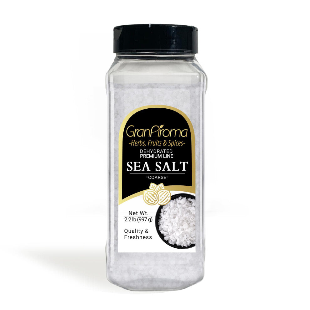 GranAroma Coarse Sea Salt  Finishing Salt  Cooking and Bath Additive (35.2 Ounce)