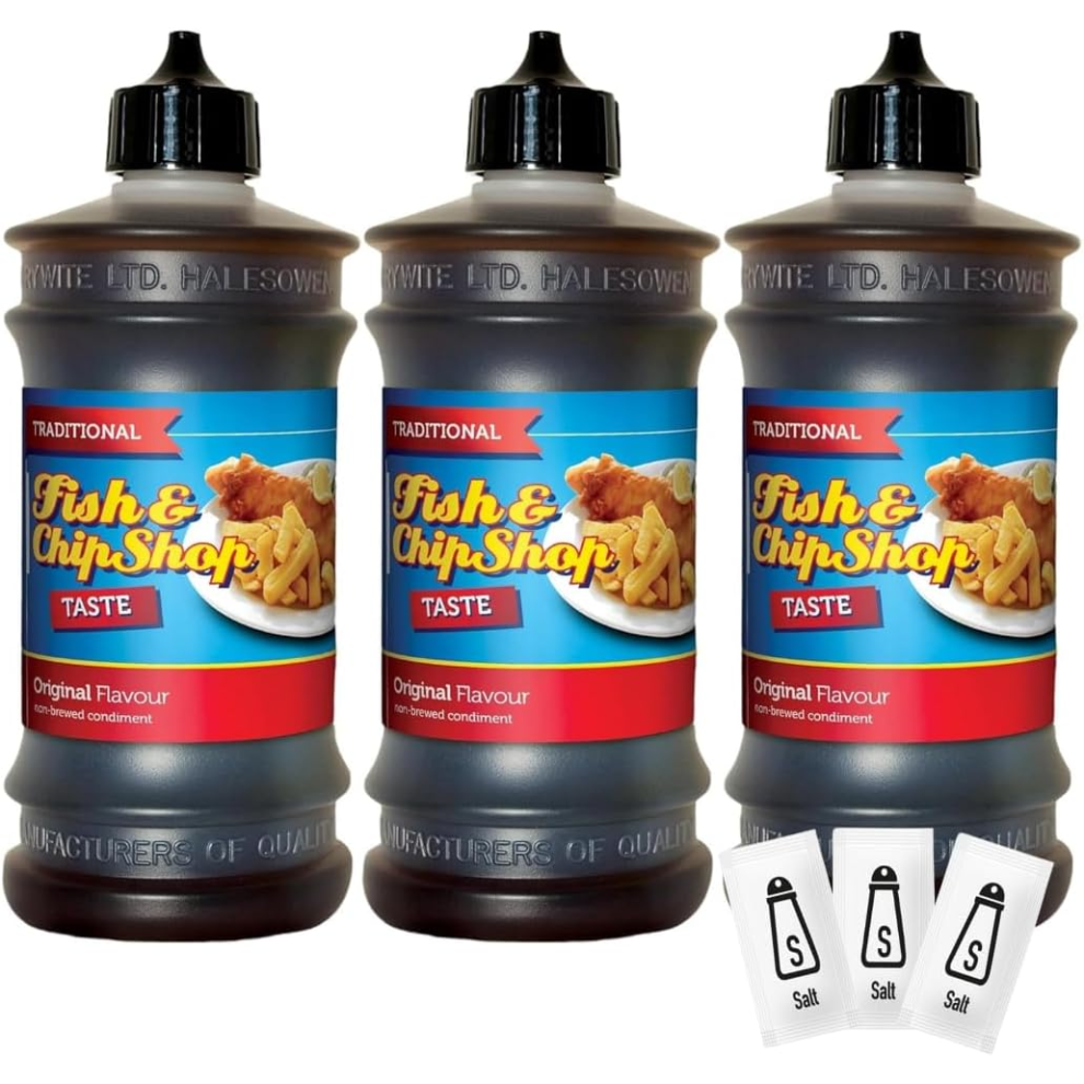 Non-Brewed Condiment - Authentic Chip Shop Taste (315ml) - Pack of 3