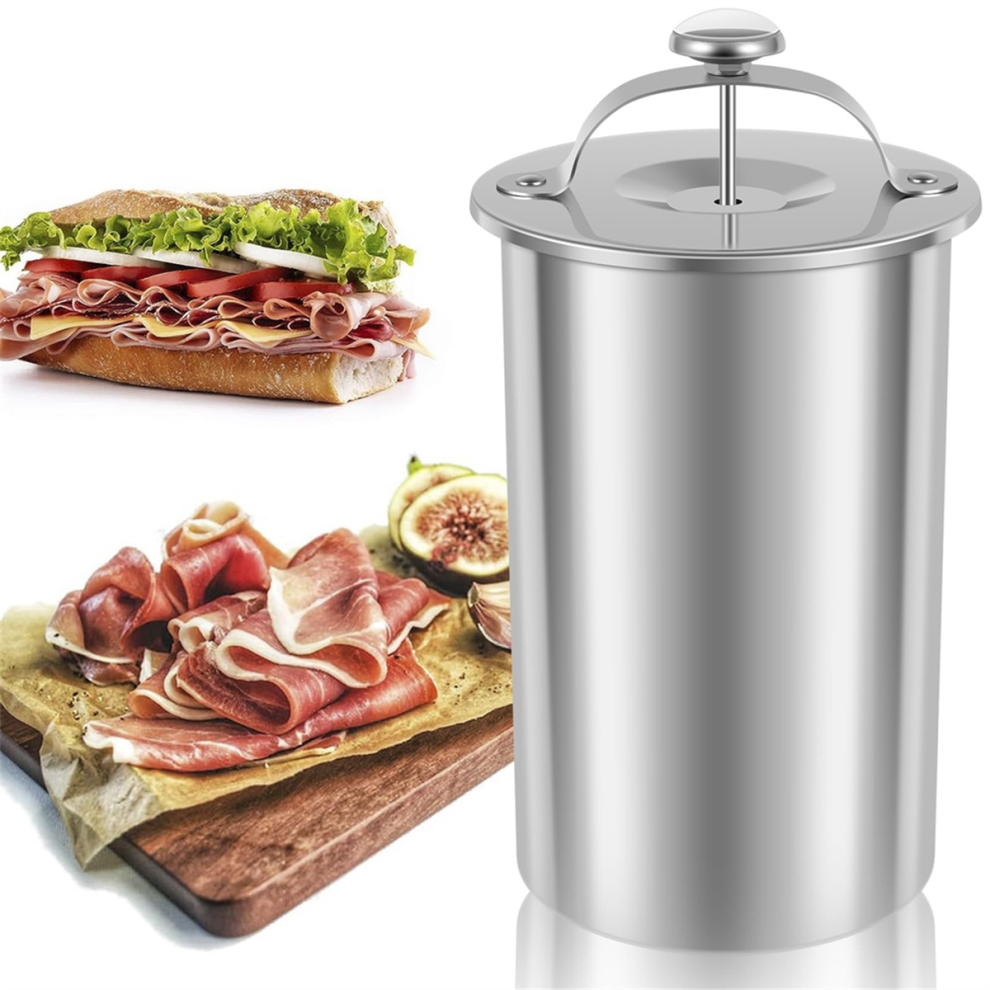 Meat Press Cooker 304Stainless Steel Ham Maker Multifunctional Round Shape Homemade Marker Machine