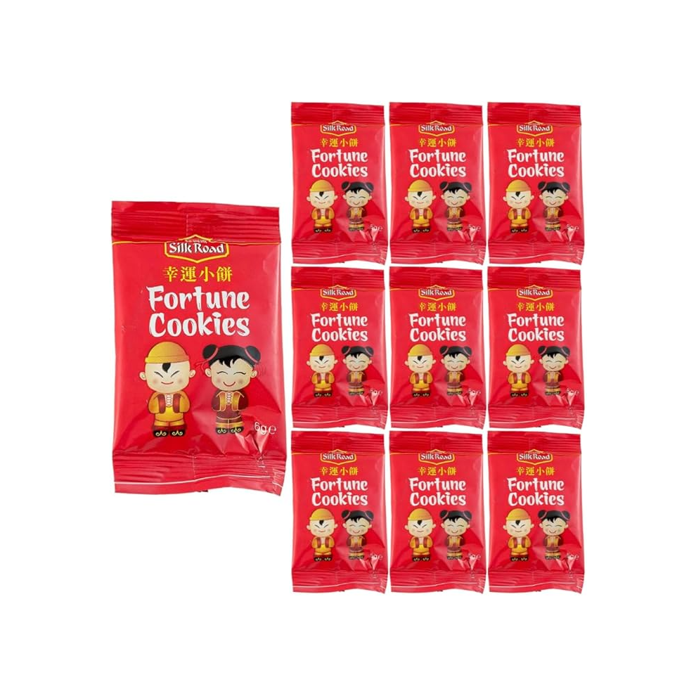 Silk Road Fortune Cookies x 10 - Cookies with Surprising Messages