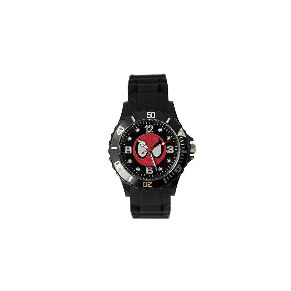 Procuffs Watch - W97 Black S-p-i-d-e-r-m-a-n Silicone Watch