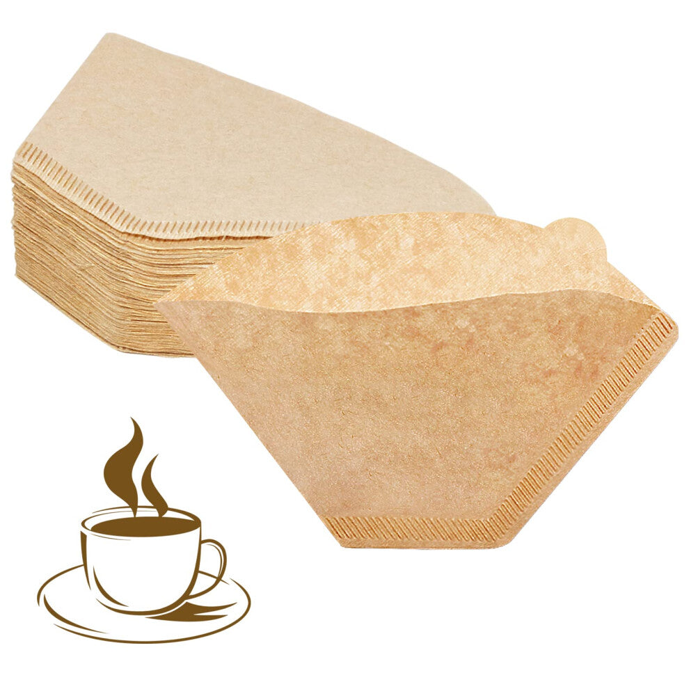 YQL #2 Cone Coffee Filter Coffee Filters 2 Cone Paper Unbleached Disposable Coffee Filters Fit for Drip Coffee Maker(200 Count)