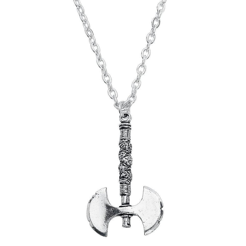 Alchemy Gothic P11 Double Axe Pendant