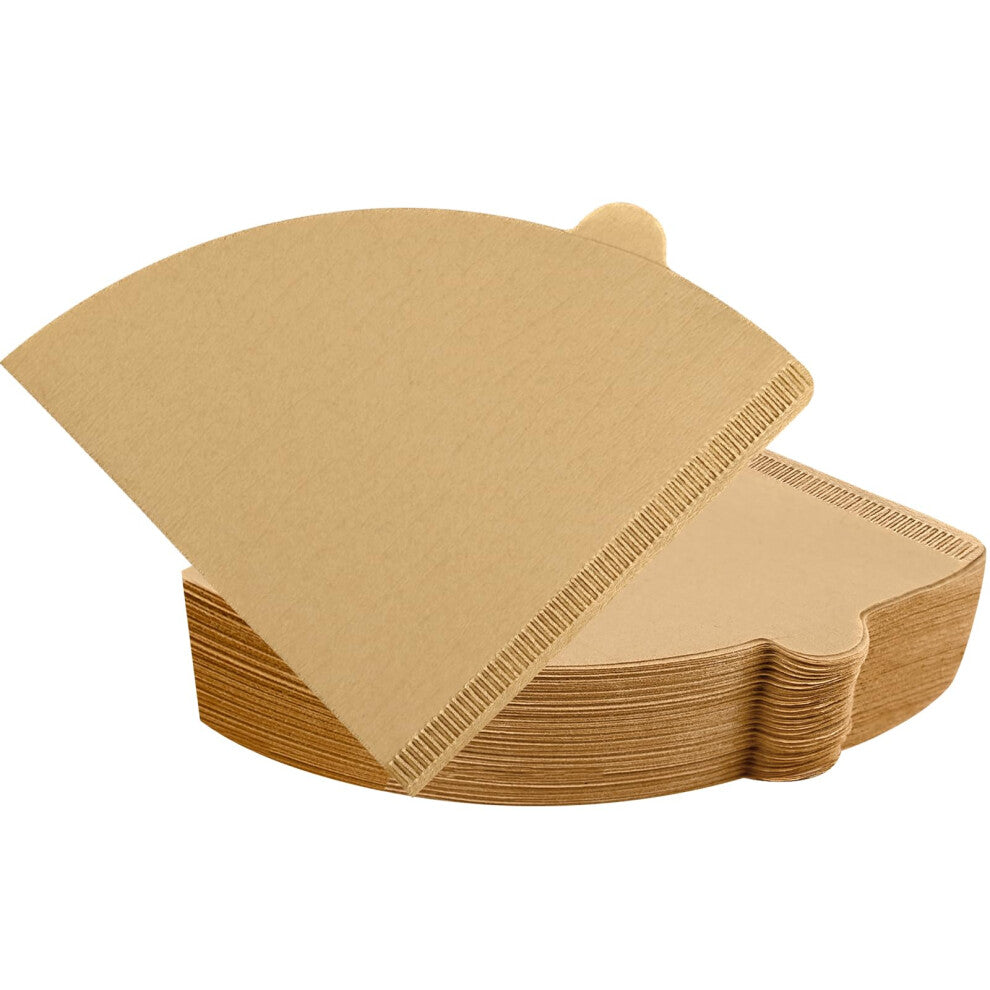Coffee Filters  Cone Coffee Filters Size 02  1-4 Cups  200 Count  2 Cone Filter for Pour Over and Drip Coffee Maker  Natural Brown Unbleached