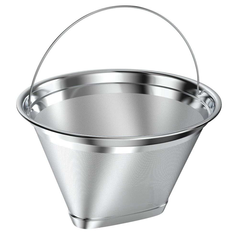 Stainless Steel Reusable Coffee Filter Compatible with Ninja Coffee Maker  4 Cone Coffee Filters Coffee Basket  Permanent Coffee filters fit for Ninja