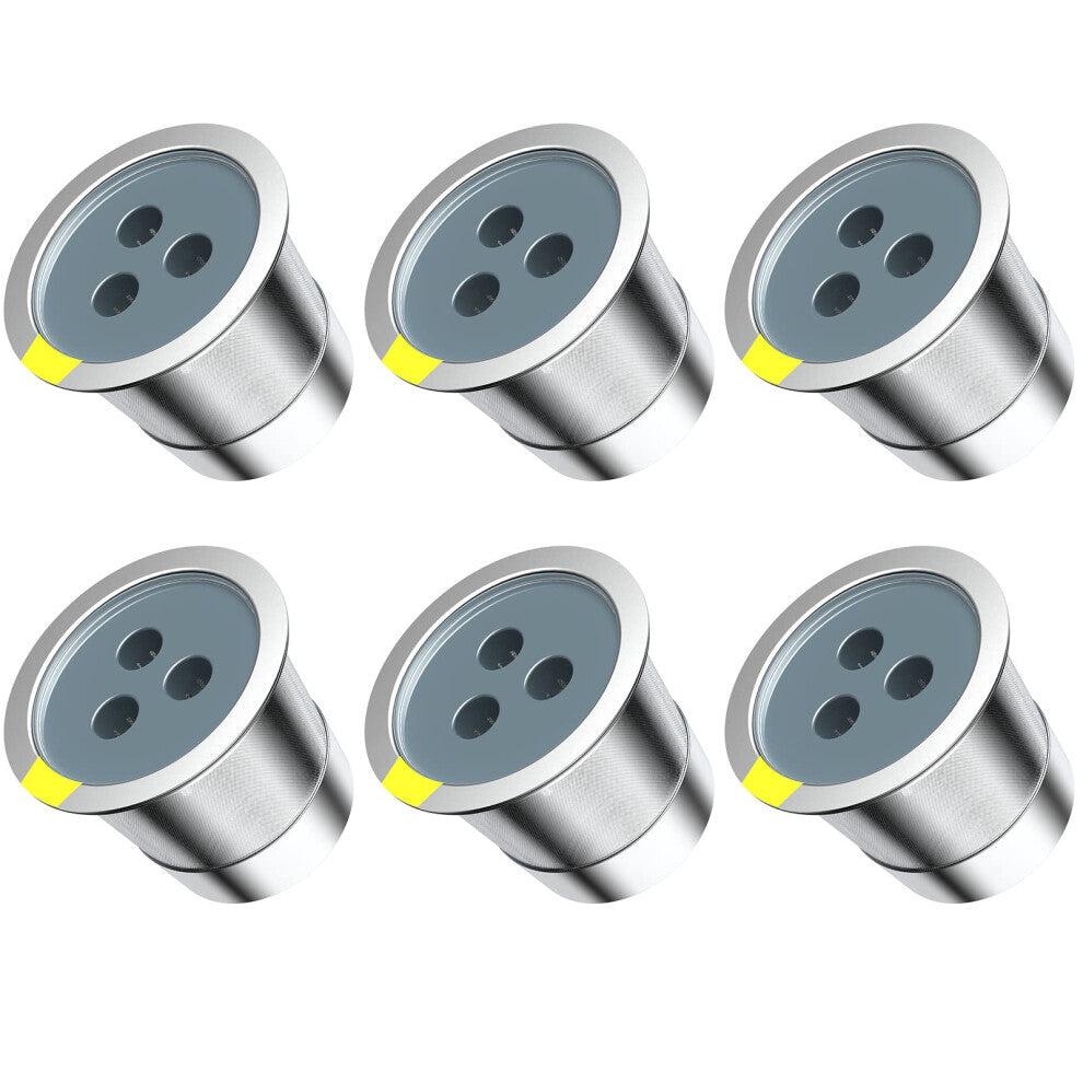 Stainless Steel Reusable K Cups Compatible for Ninja Coffee Maker Upgrade 6 Pack K Cups Reusable Coffee Pods Permanent K Cups Coffee Filters Fit for N