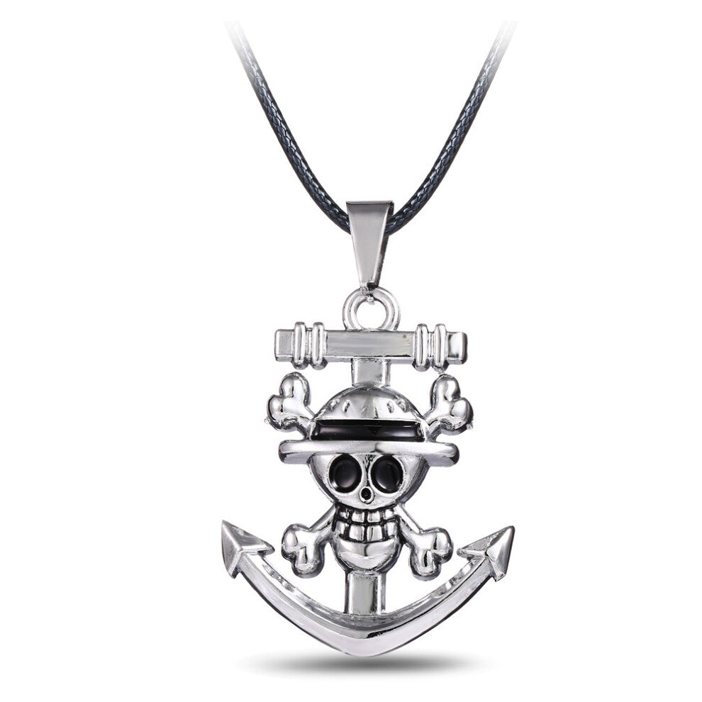 (Skeleton) One Necklace Piece Zoro Sanji Pendant Decor Jewelry Fashion Fan Gift Accessories