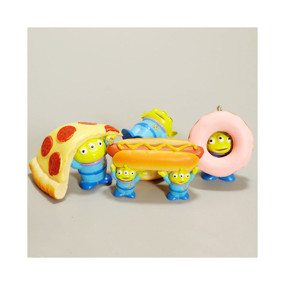 Story Alien Toy Figure Toys Pizza Baking Cake Ornament Pvc Crafts Decoration