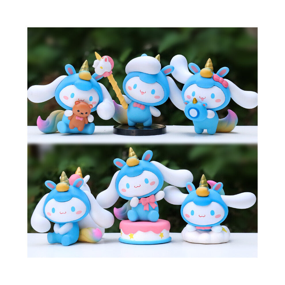 Unicorn Cinnamon Sanrio Toys Gift Cake Decoration Car Creativity Accessories