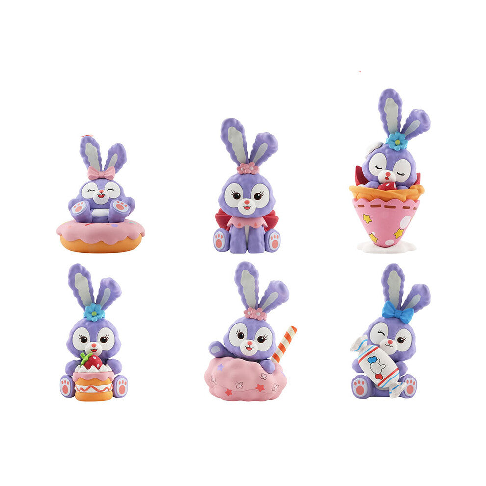 Figure Stellalou Bunny Toys Gift Cake Decoration Creativity Pvc Accessories