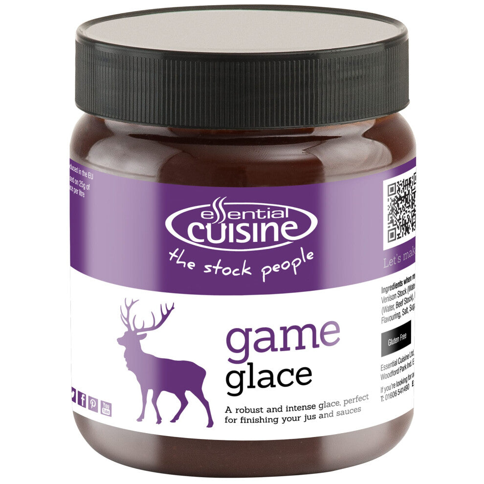 Essential Cuisine Game Glace, Intense and Robust - Perfect for Gluten-Free Jus and Sauces - 600g