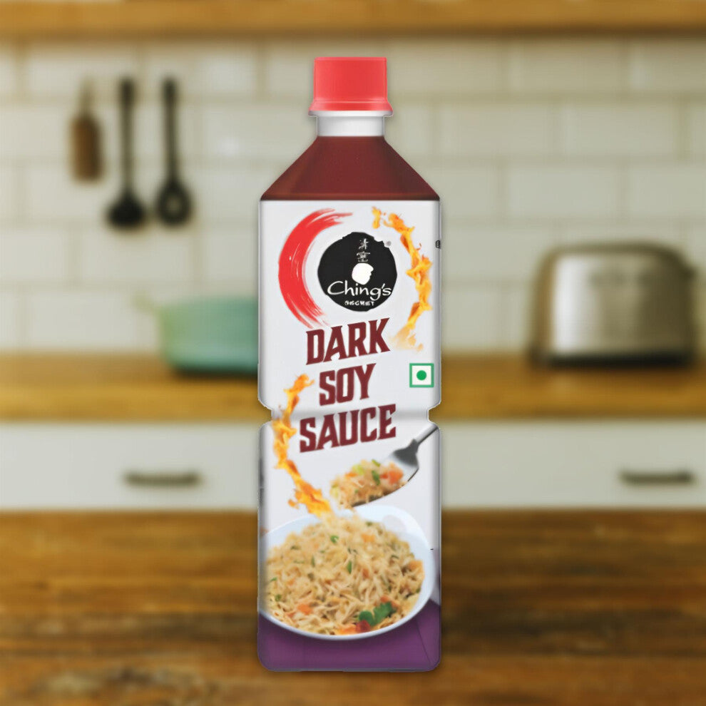 Chings Dark Soy Sauce 750g |  Rich & Aromatic Chinese Sauce | Perfect for Stir-Fries, Fried Rice, Noodles & Marinades