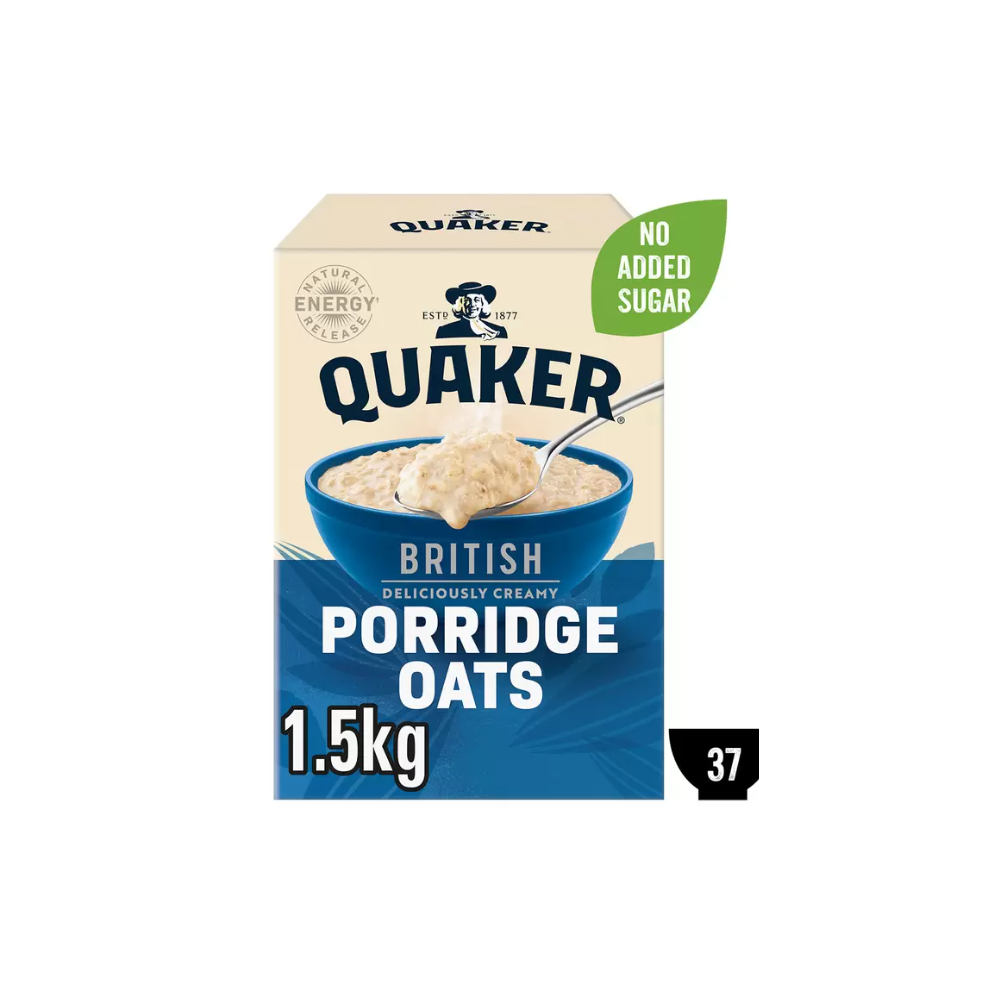 Quaker 100% Wholegrain Rolled Oats 1.5Kg