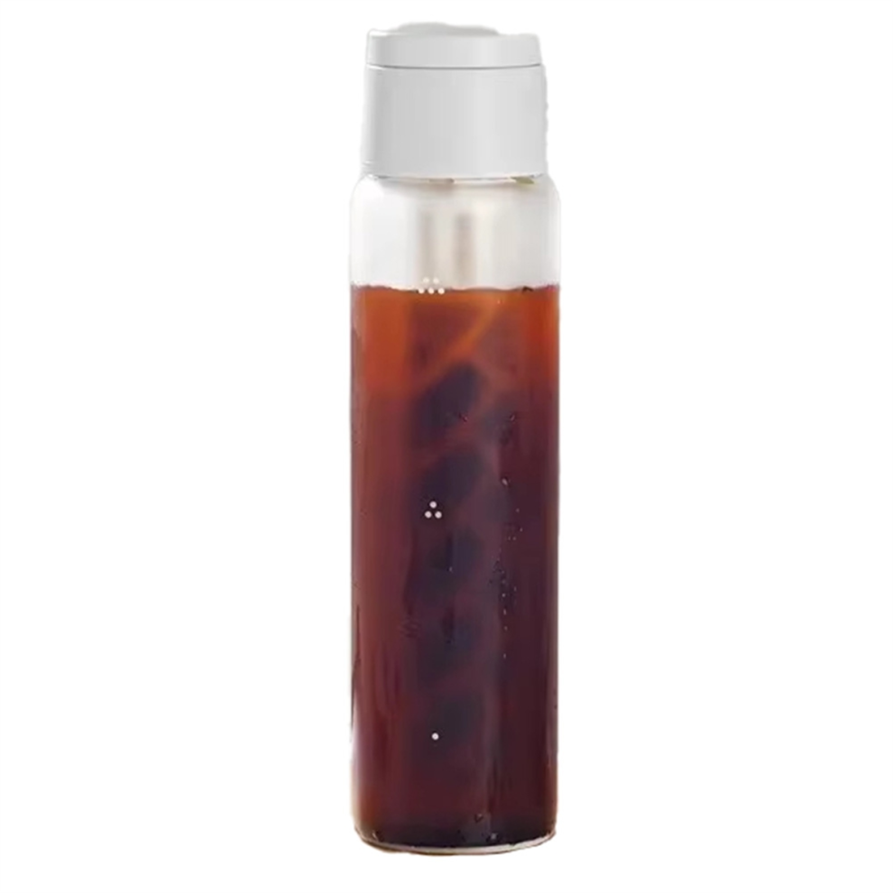 Cold Brew Coffee Maker with Frosted Glass, Built-in Filter
