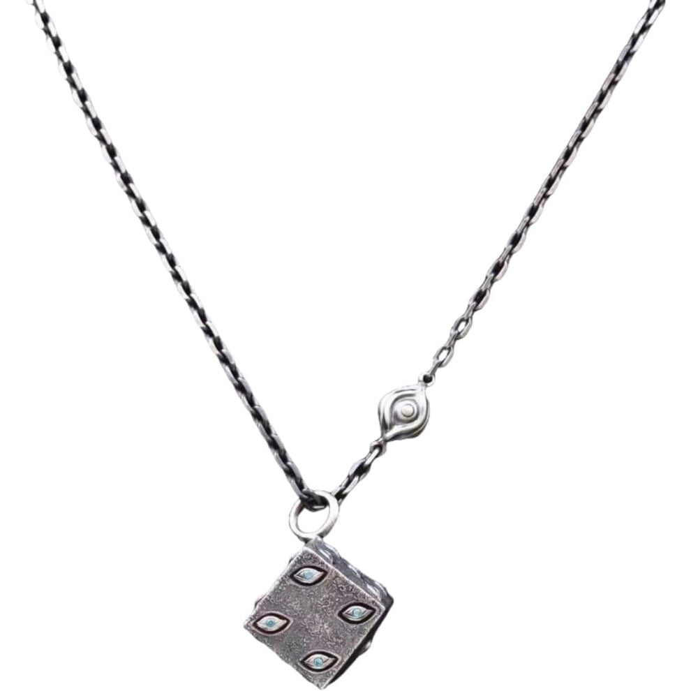 JJK merch Gojo Satoru Necklace prison gate Dice Pendant Anime Peripheral & Role Play Accessory