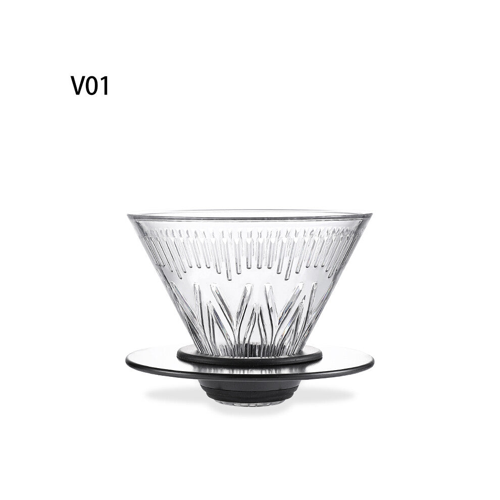 (V01 black) YRP Coffee filters dripper pour over V01 V02 coffee maker Conical coffee Tea filter cup hand drip reusable filter