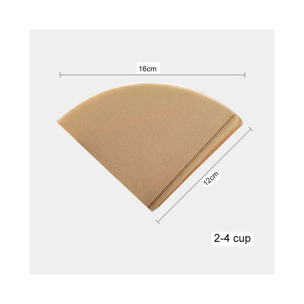 (Coffee-V02 100pcs) Coffee Filter Paper V-Shaped Wood Pulp Drip Paper Cone Coffee Strainer Bag Espresso Tea Infuser Accessories