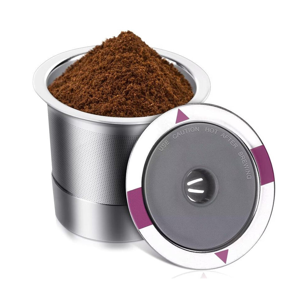 (S) 1pcs Universal stainless steel Reusable Coffee Pods, Refillable Single K Cups for K eurig 2.0 and 1.0 Coffee Makers
