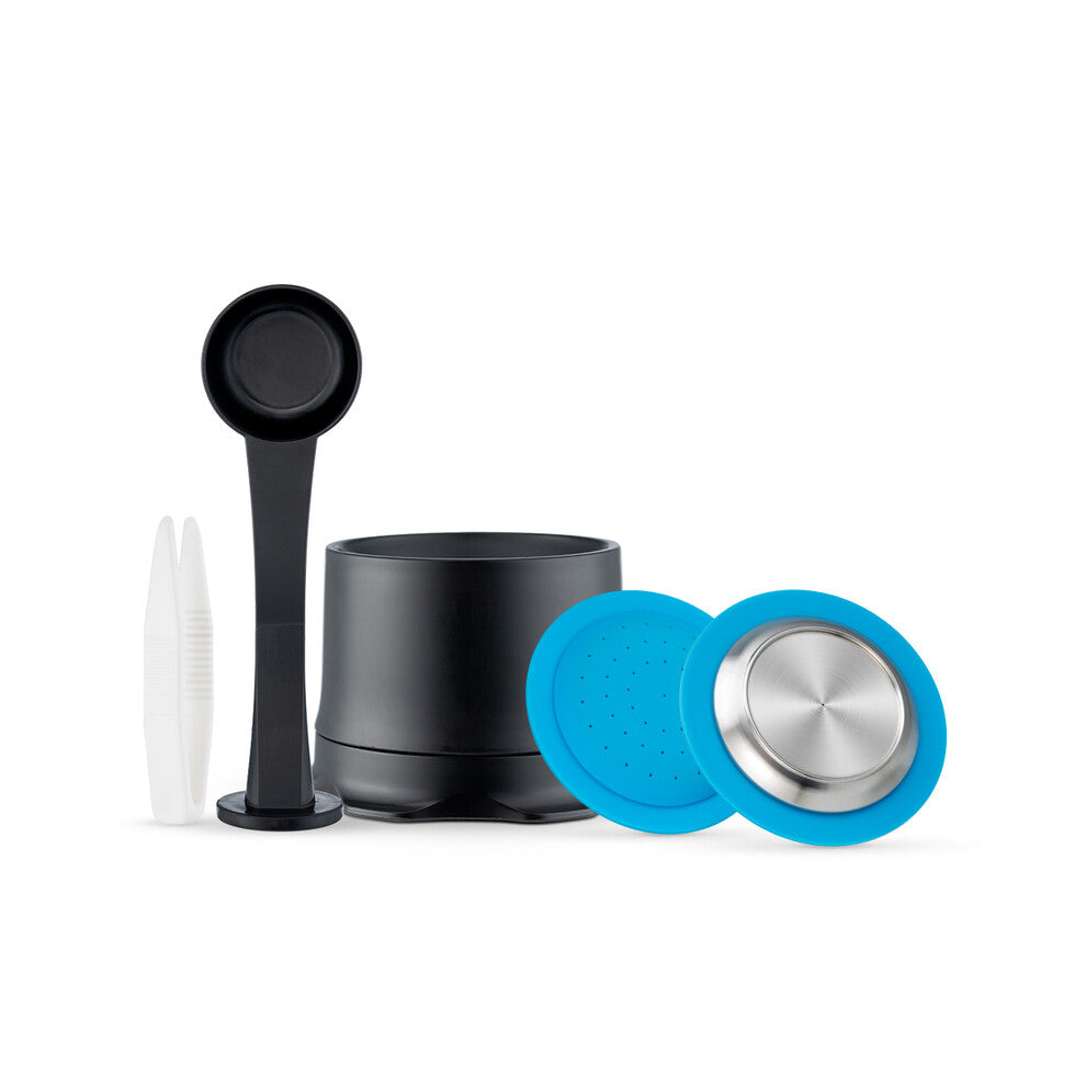 (1pcs 1set) Reusable Coffee Capsules for Nespresso Zenius Coffee Filter Espresso Crema Refill Pods Profession Maker Accessories