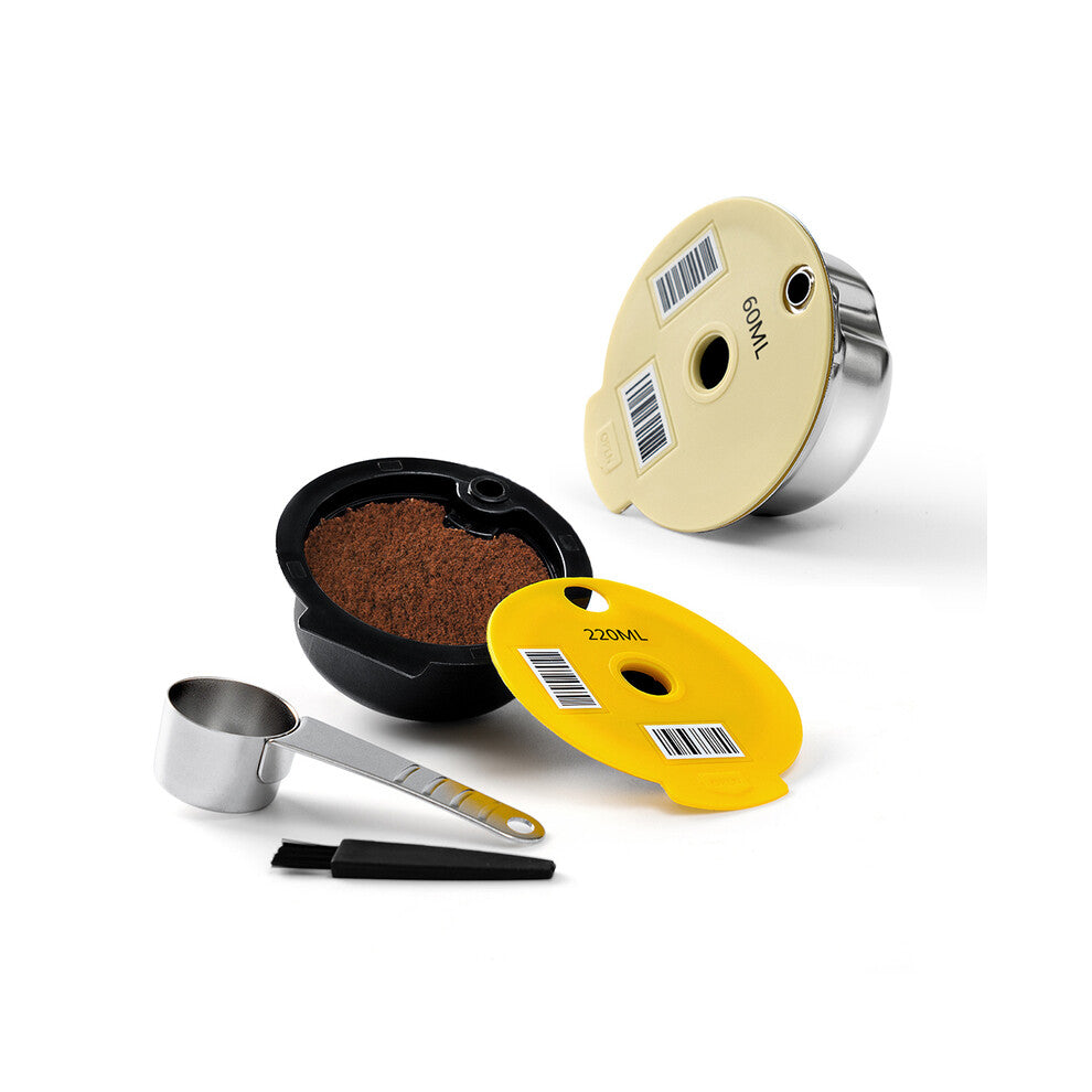 (As Picture) Reusable Coffee Capsule Pods for BOSCH-s Machine Tassimo Happy Vivy Stainless Steel Refillable Coffee Maker Filter