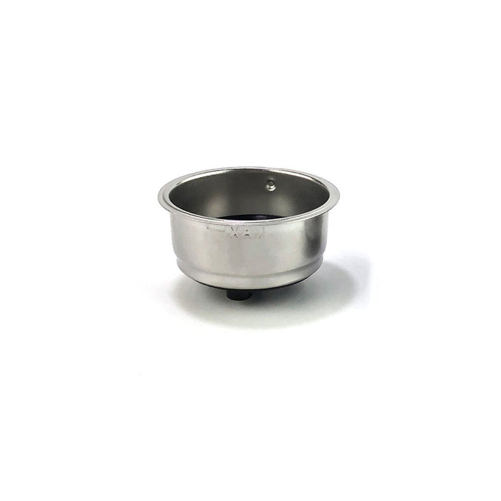 (2 cups basket) 51Mm 1-2 cups Coffee Filter Baske Detachable Stainless Steel Coffee Filter Basket Strainer Coffee Machine Accessories