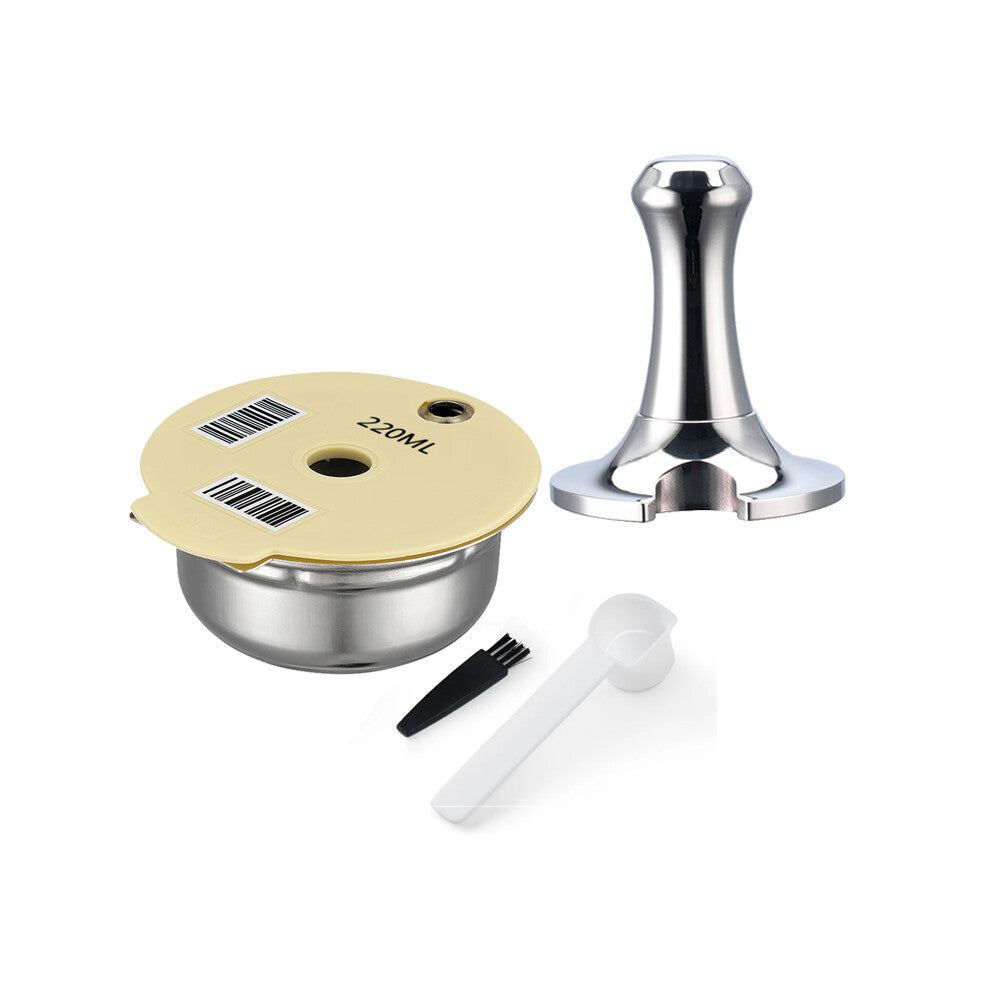 (As Picture) Stainless Steel Reusable Coffee Capsule Pods For Bosch Tassimo Happy Suny Vivy Coffee Maker Refillable Filter