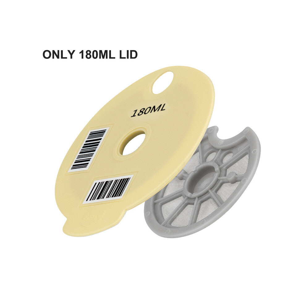 (Only 180ml Lid) Stainless Steel Reusable Coffee Capsule Pods For Bosch Tassimo Happy Suny Vivy Coffee Maker Refillable Filter