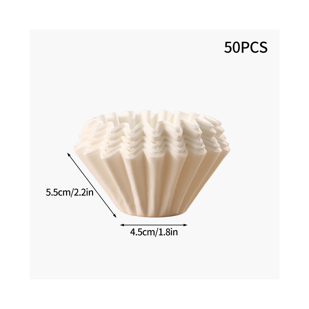 (S2 S 50PCS) Disposable Coffee Filters Disposable Drip Coffee Paper Coffee Fliter Bags Coffee Making Accessories Eco-Friendly