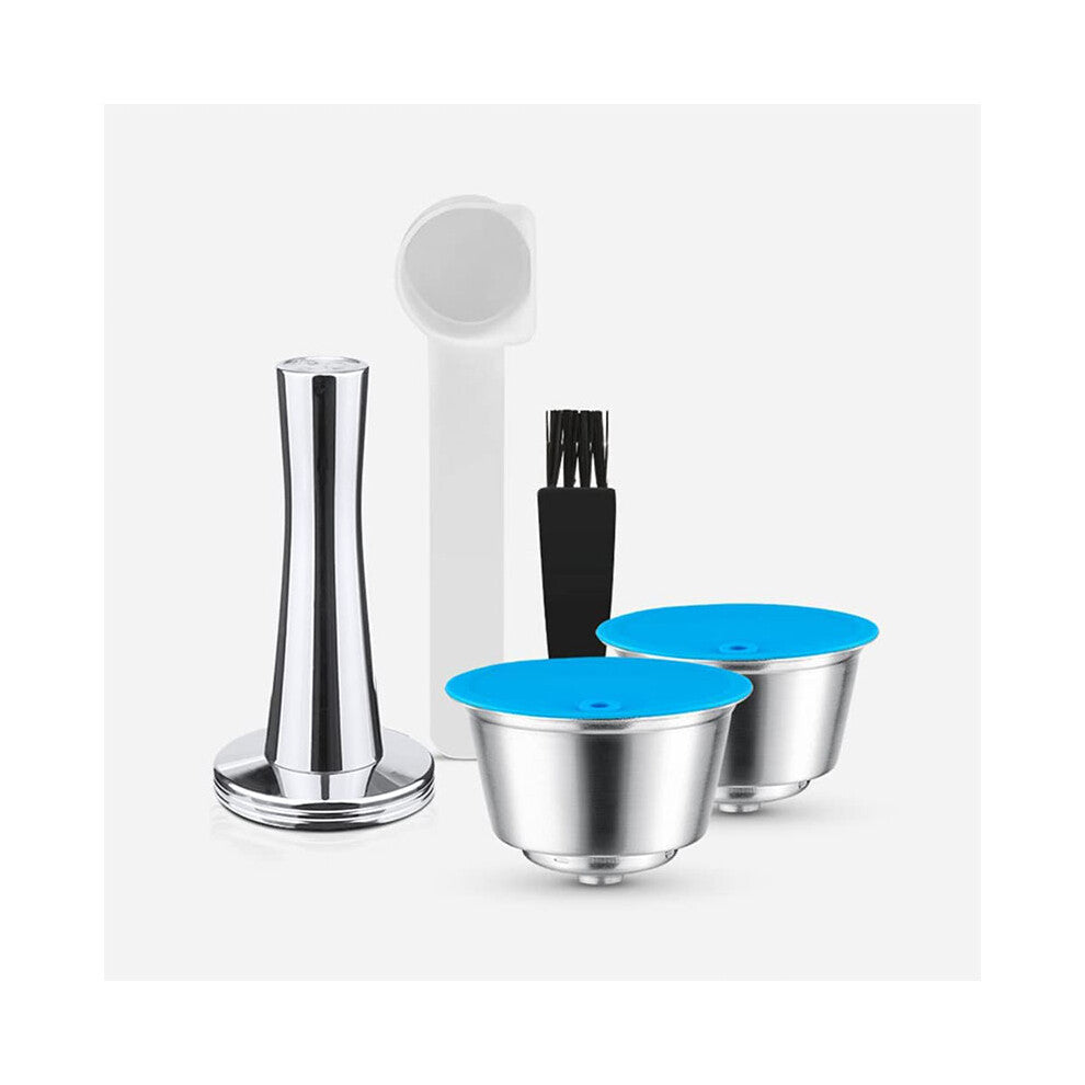 (2-ti) i Cafilas Rechargeable Coffee Capsule for Dolce Gusto Stainless Steel with Nescafe Dolce Gusto models Not suitable