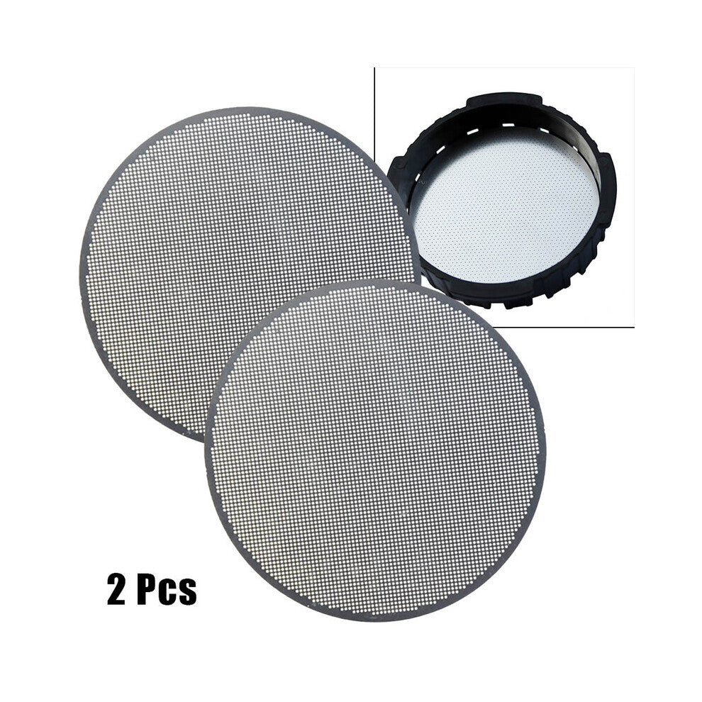 (Light Grey) 2pcs Coffee Metal Filters Reusable Stainless Steel Coffee Filter Mesh Compatible With For Aeropress Coffee Maker