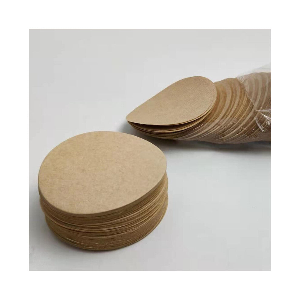 (68Mm D) 100Pcs Round Coffee Filter Paper for Espresso Coffee Maker V60 Dripper Coffee Filters Tools Moka Pot Paper Filter