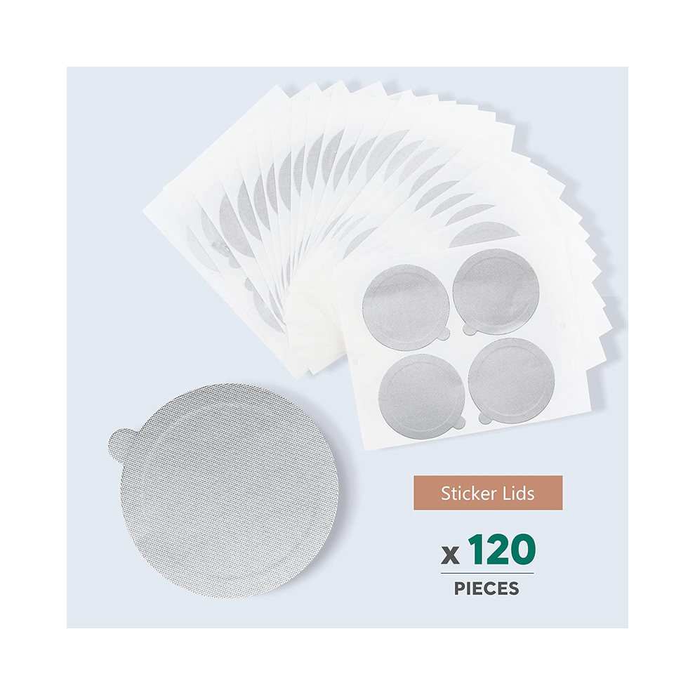 (120 pcs foils) Aluminum Foil for Nespresso Reusable Coffee Capsule Pods Foils SealCoffee Filters Sticky Lids Cover Coffee Accessories