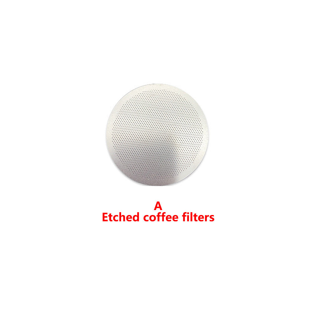 (A) Stainless Steel Disc Metal Ultra Thin Filter For Aeropress Coffee Maker Kitchen Coffee Accessories New