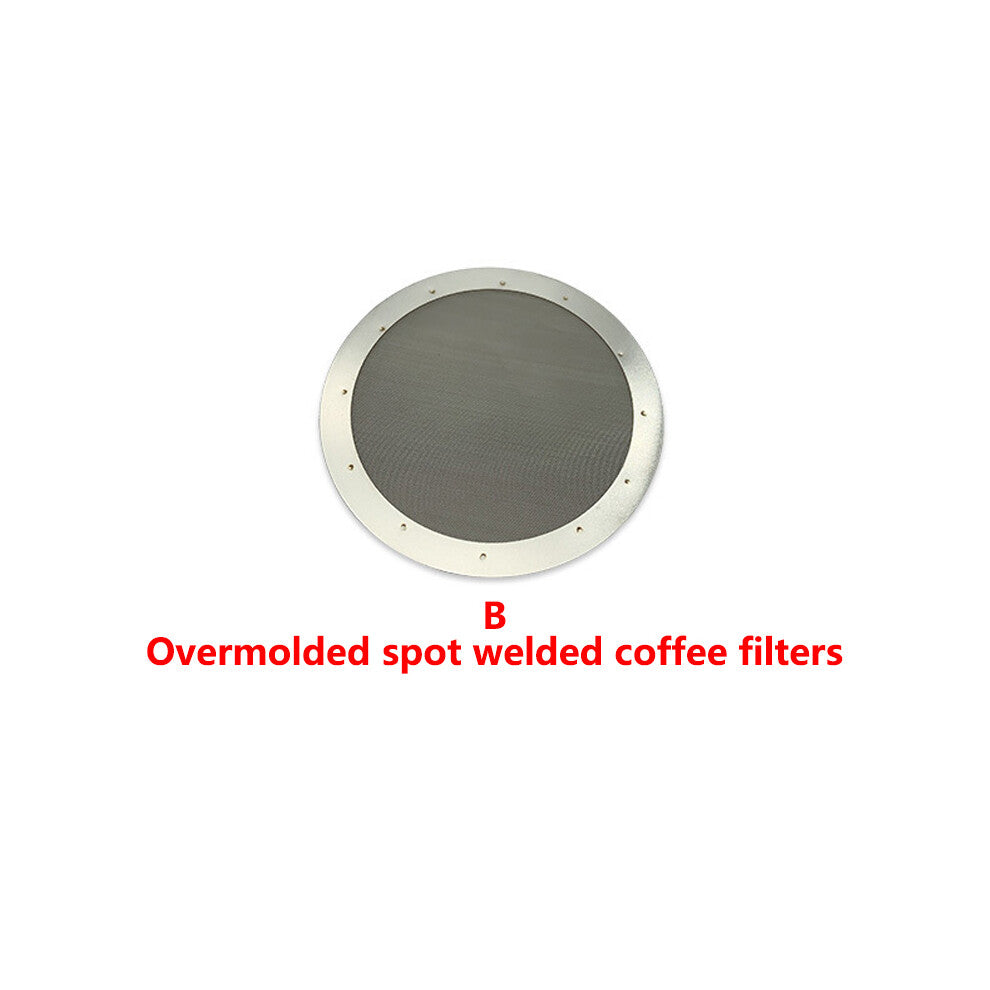 (B) Stainless Steel Disc Metal Ultra Thin Filter For Aeropress Coffee Maker Kitchen Coffee Accessories New