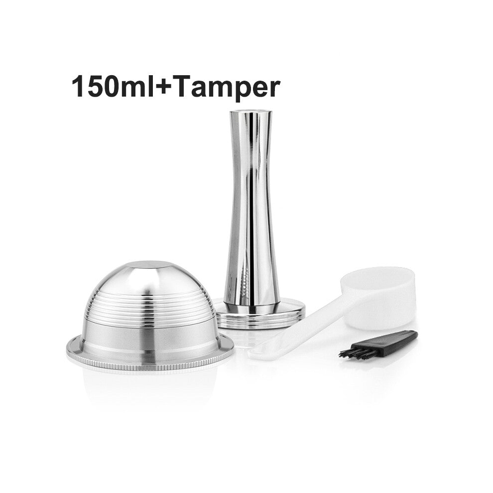 (AS PICTURE) Reusable Capsule Pod for Nespresso Vertuo Vertuoline Coffee Maker Stainless Steel Refillable Espresso Coffee Filter