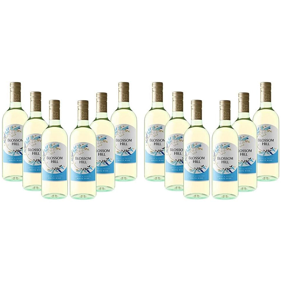 Blossom Hill White Wine, 75cl, (Case of 6) (Pack of 2)