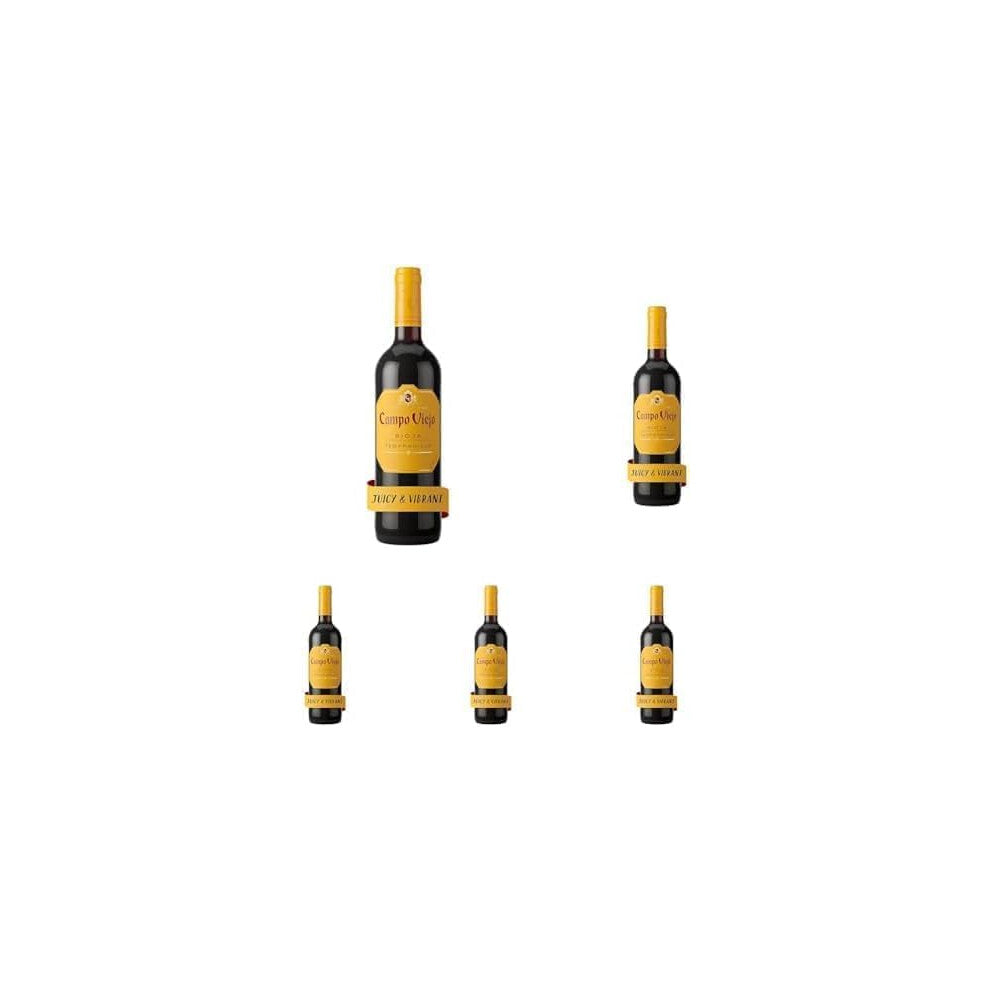 Campo Viejo Tempranillo Rioja Wine, 75 cl (Pack of 5)
