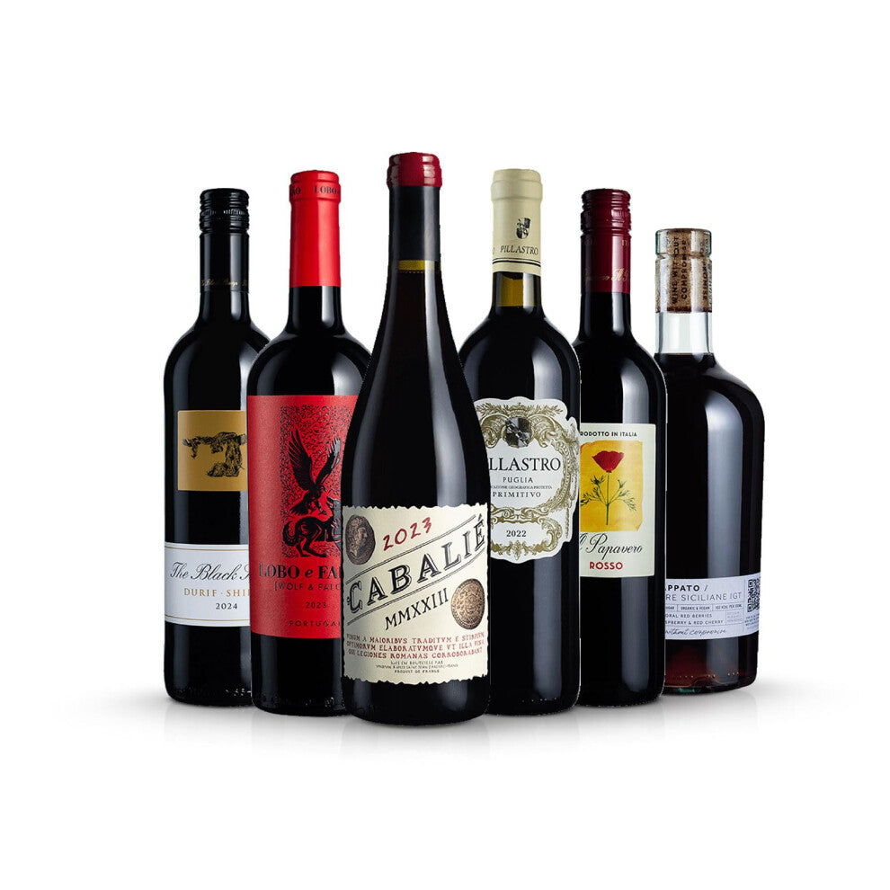 Laithwaites Customer Favourites Red Wine - Mixed Bottles (75cl) - Australian, Italian, French & Portuguese - Cabali?, Il Papavero, Pillastro Primitivo
